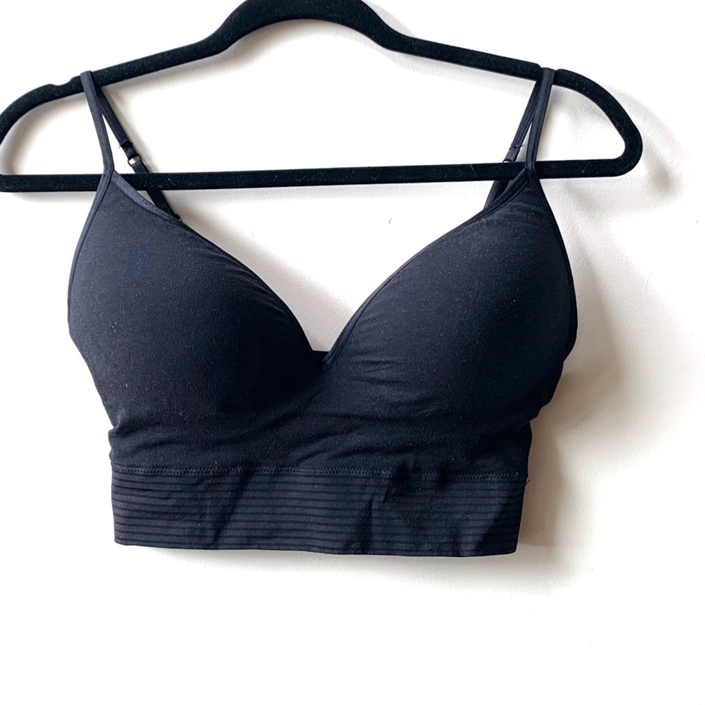 xl jockey long lined wireless push up lounge bra